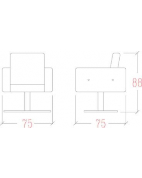 Кресло парикмахерское "CRYSTAL SHINE"