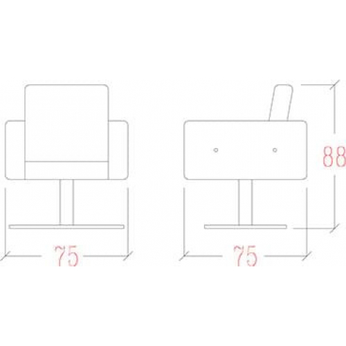 Кресло парикмахерское "CRYSTAL DECO"