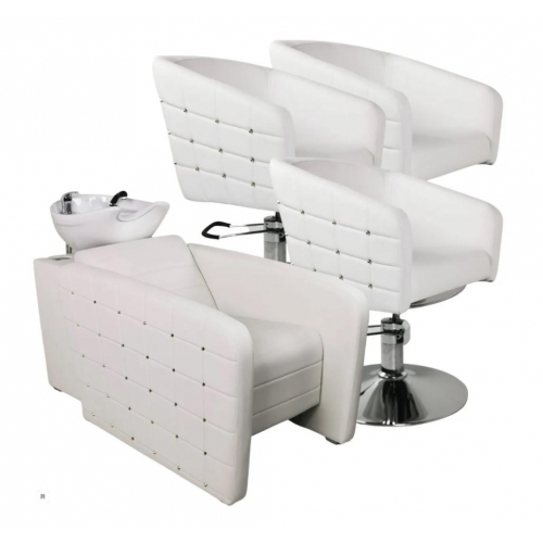 Парикмахерский комплект "Гламрок" белый