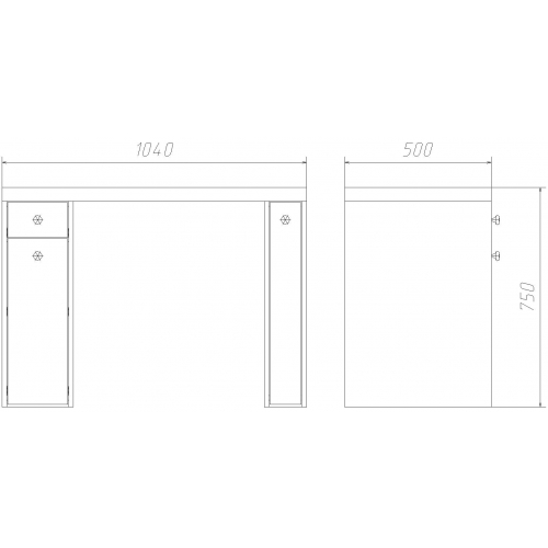 Маникюрный стол "Spring"