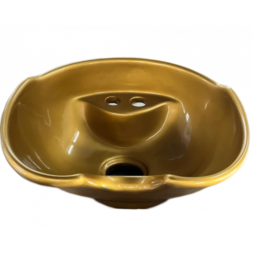 Парикмахерская глубокая раковина SUN&SPA "БРОСС" золотая + ПОЛНЫЙ КОМПЛЕКТ