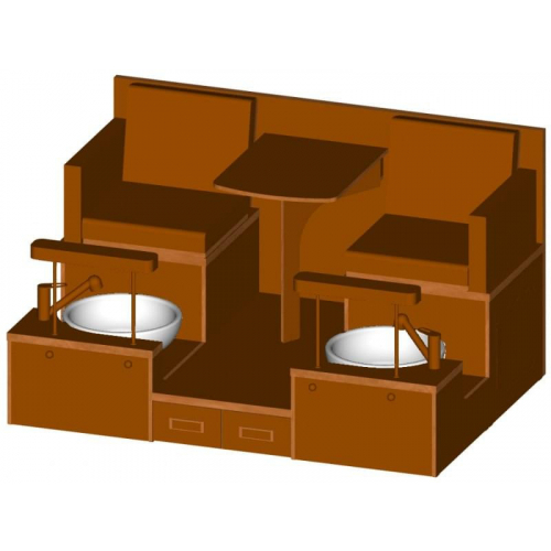 Педикюрный СПА-комплекс "Дуэт" (2 рабочих места)