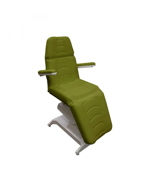 Косметологическое кресло "Ондеви-4", 4 электропривода, откидные подлокотники, педали управления