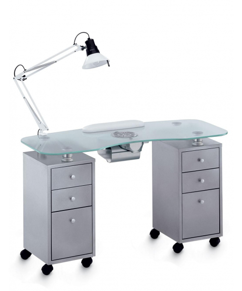 Стол маникюрный 2-ной с вытяжкой "197LХ"